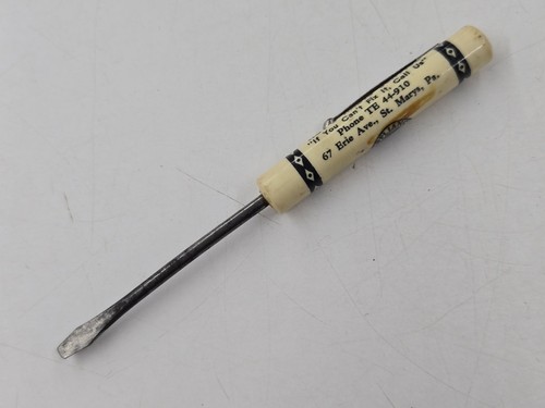 Vintage Multicolored Pocket Screwdriver Advertising Hoy's Radio Service St Marys - Picture 3 of 9