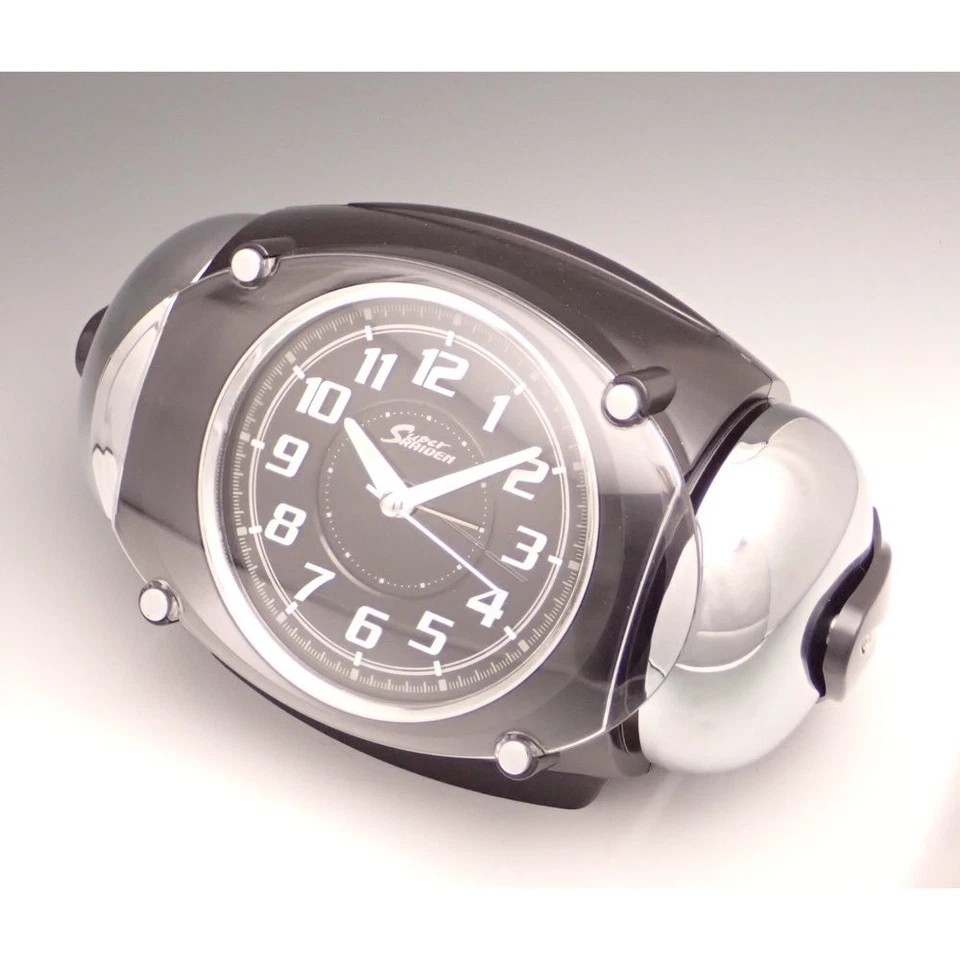 Reloj Despertador PYXIS RAIDEN Negro Metálico NR438K Foto 2 de 4