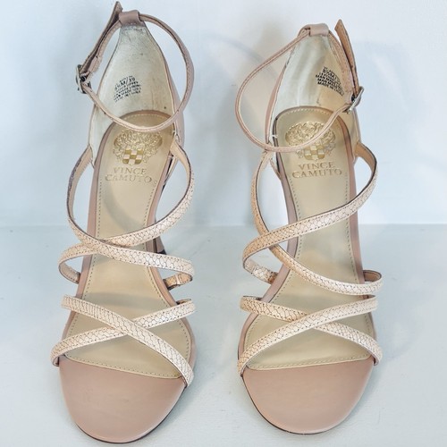 Vince Camuto Adaline Dress Sandals, Light Pink, alligator print on straps. Sz8.5 - Picture 13 of 20