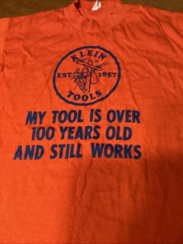Vintage KLEIN TOOLS Ironworker Lineman My Tool Is Over 100 Years Old Still Works - Picture 2 of 6