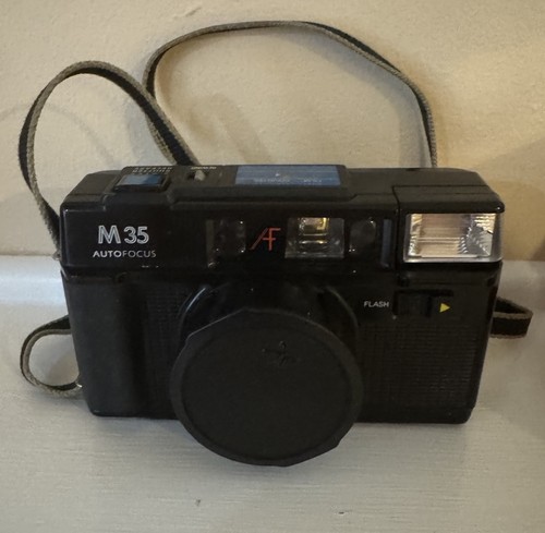  Cámara fotográfica Sears M35 enfoque automático 35 mm exposición automática/viento con estuche y caja SIN PROBAR - Imagen 2 de 12