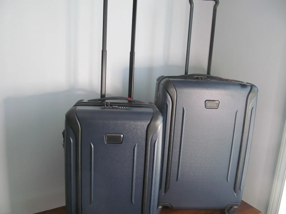 Conjunto de Bagagem de Viagem Longa TUMI 2025 Azul Marinho Carry on-Check-TSA Lock-Novo com etiquetas - Imagem 3 de 4