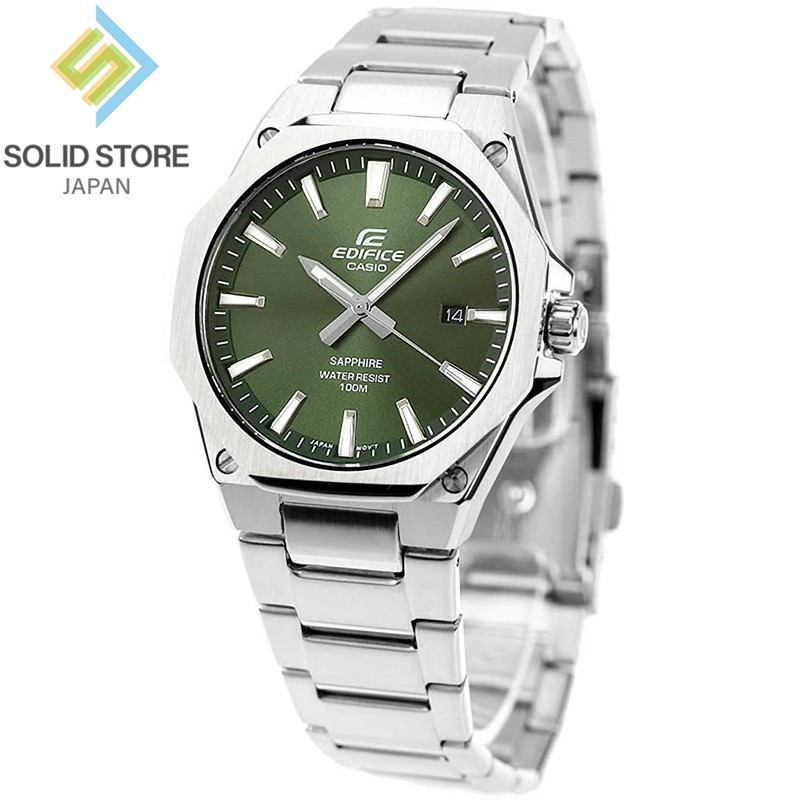 CASIO EDIFICE EFR-S108DJ-3AJF Sapphire Crystal Quartz Watch Green