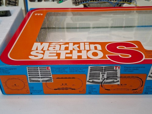 Märklin H0 Set S + Erweiterung T3 + E Schienen 1979 unbespielt in OVP Eisenbahn - Bild 9 von 12