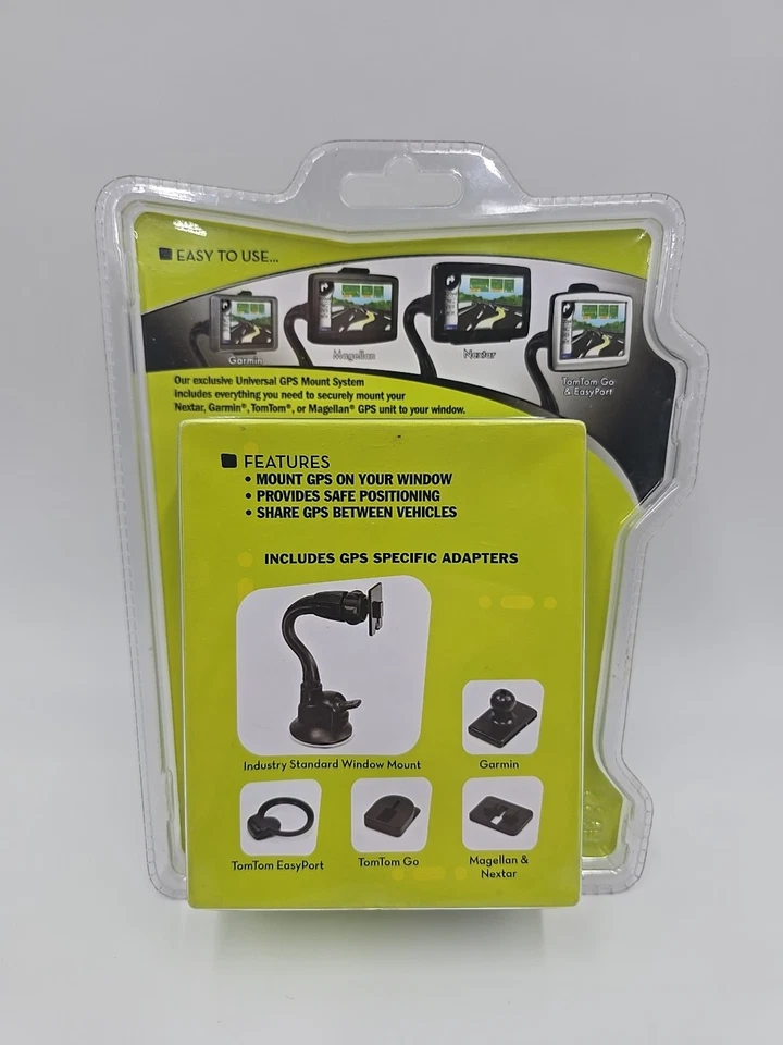 Braketron Universal GPS Window Mount Magellan Nextar Tom Tom Garmin Hands Free - Image 2 of 3