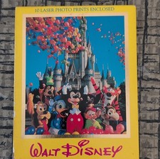 Disney Theme Park Laser Photo Prints Set Mickey Mouse Minnie Mouse Goofy Tigger