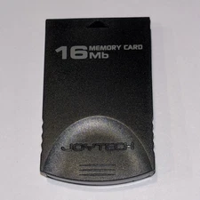 Vintage Joytech Nintendo GameCube 16MB Memory Cube / Card Black Tested Black