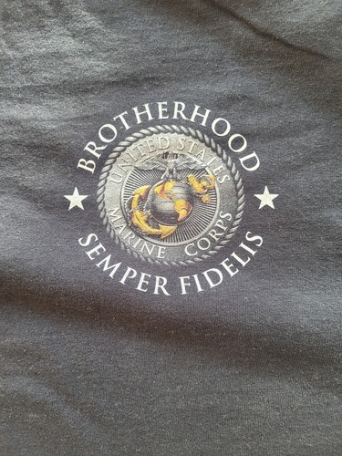 Camiseta Hermandad Cuerpo de Marines de los Estados Unidos Semper Fidelis XL X Grande - Imagen 2 de 3
