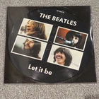 Beatles Picture Disc Let It Be 7" Vinyl The 20th Anniversary RP 5833 RARE