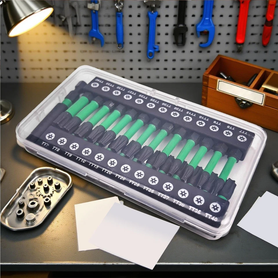 27 PCs Impact TORX Bit Set (TT7-TT40), S2 Steel Security mit Manipulations Proof - Bild 4 von 4