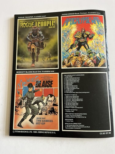 Chronicles of Judge Dredd Blockmania First Edition SoftBack Titan 1984 - Bild 7 von 8