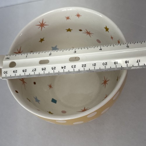 Matilda Jane Yellow Polka Dot Mug Confetti Pattern Inside~coffee Tea 20oz~RARE - Picture 11 of 11
