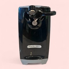Proctor Silex Power Electric Automatic Can Opener for Kitchen w/ Knife Sharpener