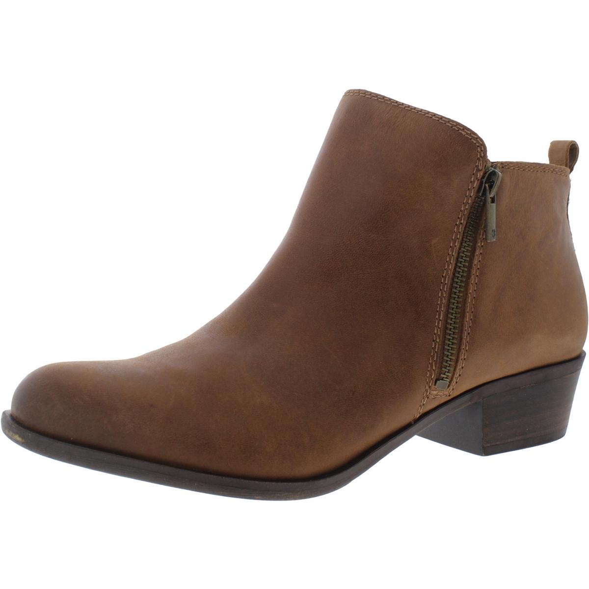 Женские ботильоны из коричневой замши Lucky Brand Basel 8 среднего размера (B,M) BHFO 7632