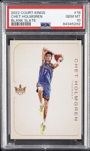 その他 Chet Holmgren Court Kings level 4 Rookie Chet Holmgren 2022 Court Kings #179 Rookies IV Price Guide