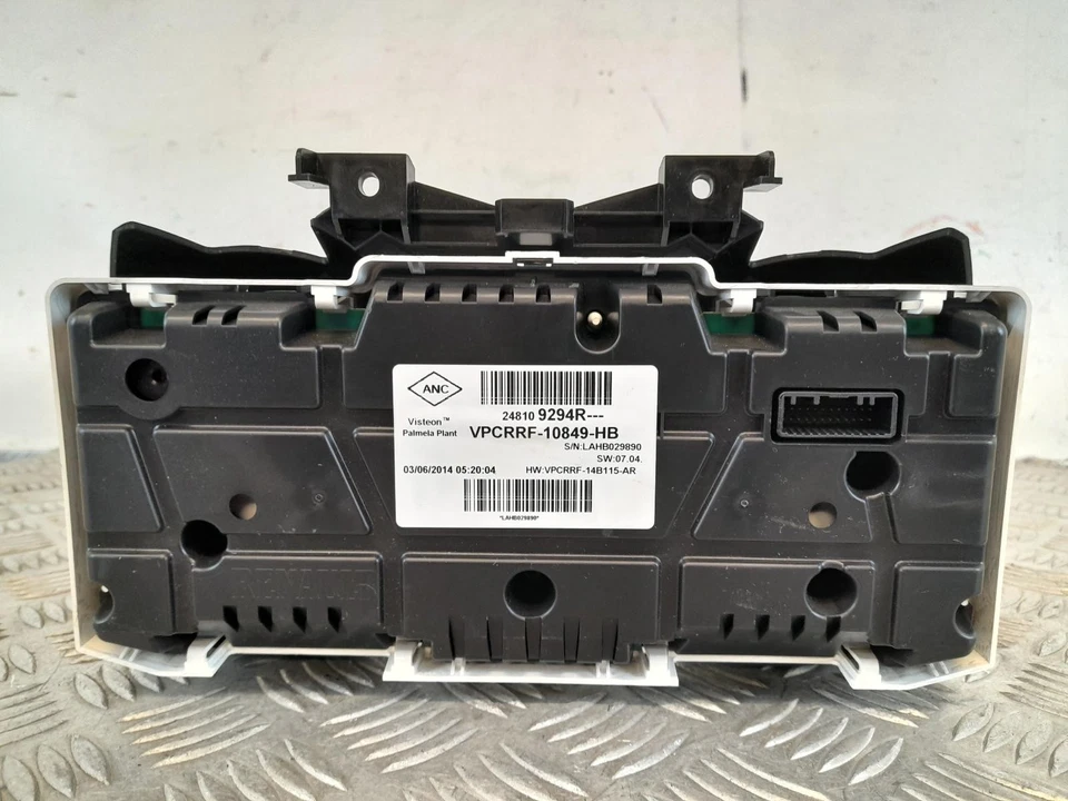 RENAULT CLIO IV 2013-2020 Speedometer Instrument Cluster 248109294R - Image 4 of 4