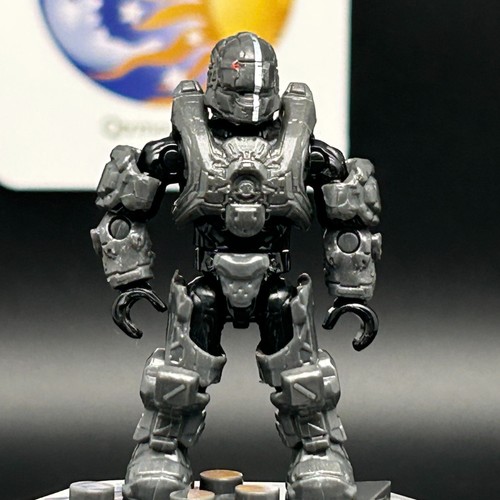 HALO Mega Bloks SPARTAN Gungnir (steel) FIGURE DPW95 Arena Champions Battle Pack - Picture 3 of 7