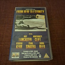 From Here To Eternity Starring Burt Lancaster -  1953 - 1998 release VHS Video 