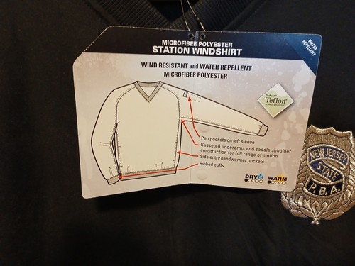 5.11 Tactical Station Windshirt NJ PBA Water Repellent Handwarmer Pockets 3XL - Picture 7 of 8