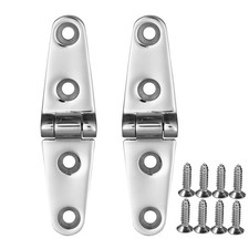Boat Strap Hinges 4" x 1" 316 Stainless Steel Hinge,Marine Heavy Duty Deck Cu...