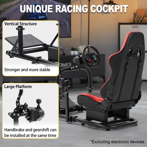 Marada G29 Racing Simulator Cockpit Fit Logitech G920 G923 Fanatec CSL-DD T248 - Afbeelding 31 van 50