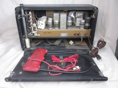 as-is ricambi/riparazione radio d'epoca ZENITH TRANS OCEANIC 8G005YT onde corte - Foto 3 di 21