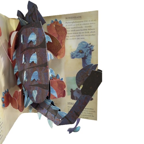 3D Prehistorica Dinosaurs Encyclopedia Kids Education Stereo Book Birthday Gift - Picture 4 of 6