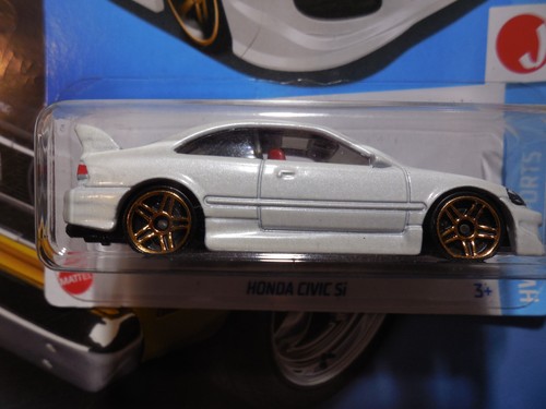 2024 Hot Wheels HW J Imports Honda Civic SI LOTE 2 VARIACIÓN ORO BLANCO ENVÍO GRATUITO - Imagen 2 de 5