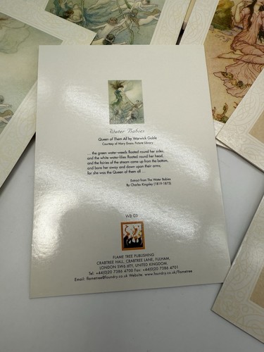 Vintage Greeting Cards with Envelopes set of 14 Fantasy Fairy Theme - Picture 10 of 16