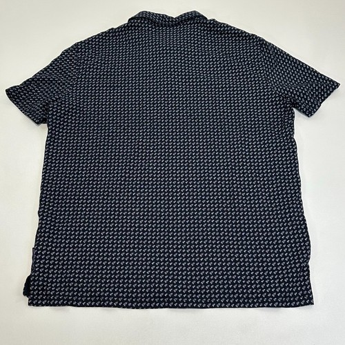 Camisa polo para hombre A/X Armani Echange azul talla L estampado de logotipo A/X - Imagen 5 de 5