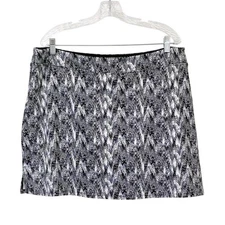 Tranquility Colorado Clothing Skort Womens Large L Black White Tennis Golf