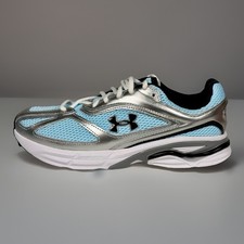 (n286..40)Size Men 11 Women 12.5 - Under Armour Apparition Metallic Silver(n) Under Armour Apparition Metallic Silver Black for sale | eBay main image 2