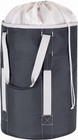 Laundry Duffel Bag, Charcoal/Cream, Holds 40 Lbs. - DFFL-3908-0002-BBB