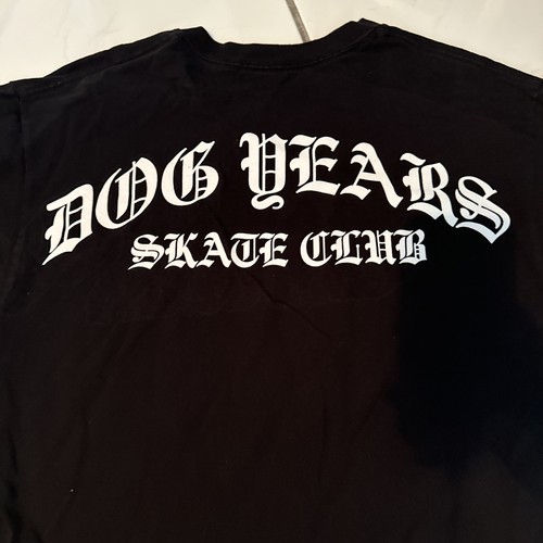 DOG YEARS Skate Club T-Shirt Zillakami Black Lg Zumiez Trap Metal Skater Zilla - Picture 5 of 5