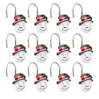  Set of 3 Snowman Decoration Shower Curtain Hook Hooks for Bathroom