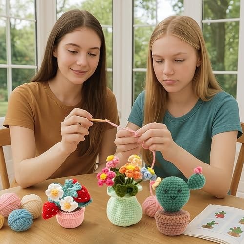 HOUSE CREATIVITY Strawberry Crochet Kit for Beginners - Picture 6 of 6