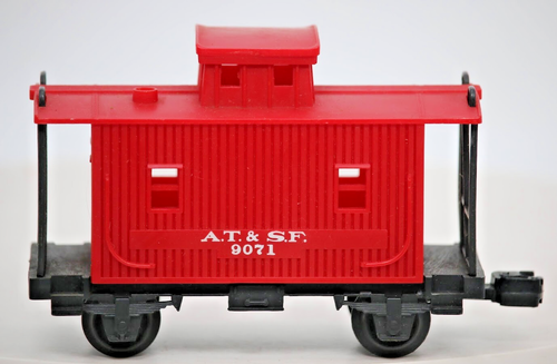 Lionel ATSF 6-9071 Bobber Caboose BLT in the 1980s. Unique Style O Gauge 1:48 - Picture 2 of 6