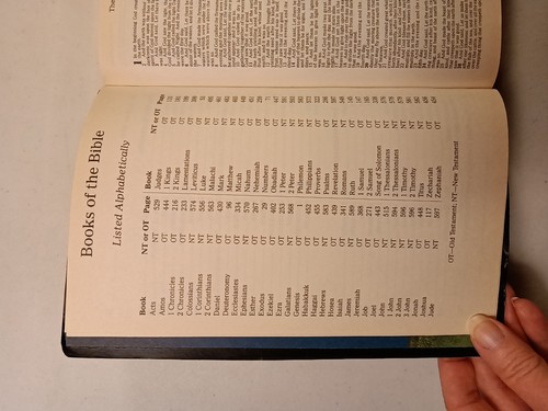 Vintage Holy Bible KJV Red Letter Edition Nelson 162 Dictionary Concordance - Picture 16 of 22