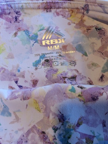 RBX Fading Begonia Super Soft 26" Inseam Legging (M) & Sweat Pea Super Soft 7/8 - Picture 7 of 7