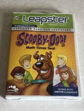Scooby-Doo! Math Times Two! Leap Frog Leapster Learning Game Complete 🎆