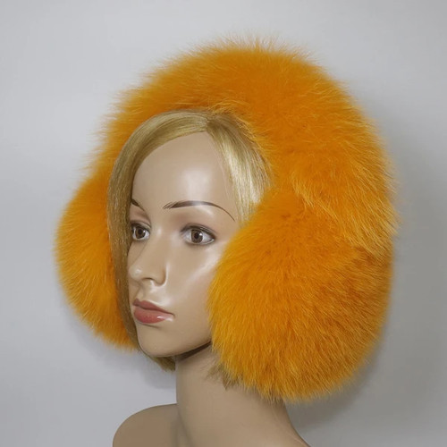 Real Farm Fox Fur Girls Women Earmuffs Ear Hats Scarves Winter Earmuffs Plush - Picture 43 of 44