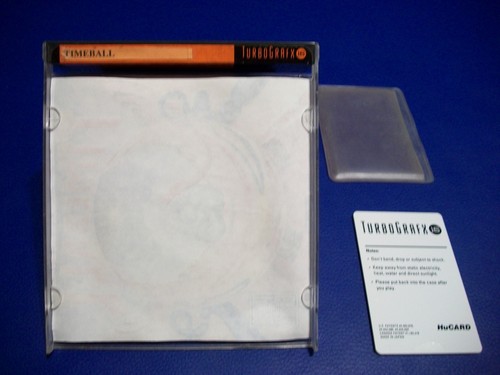 TurboGrafx-16 Game ~ TIMEBALL ~ Authentic HuCard ~ Tested ~ Works Great! - Picture 4 of 5