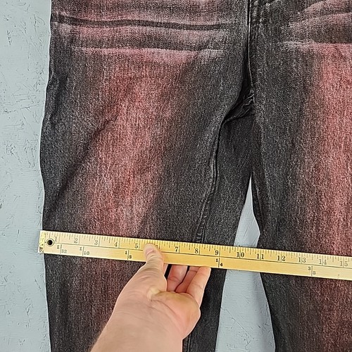 Vees Jeans Herren 30x34 schwarz rot Sacrifice Satanic Kult Blood Worship Devil Evil - Bild 5 von 11