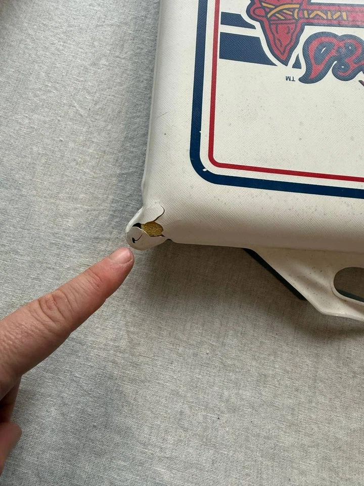 Cojín de asiento vintage Atlanta Braves 12 pulgadas Foto 4 de 4