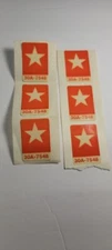 Stern Stars Pinball Machine Drop Target STICKER SET NOS 30A-7548