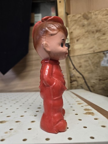 Sparkasse Figur, vom Kunststoff, Rotfarbe - Bild 6 von 14