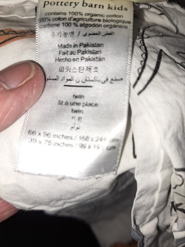 3 pc Pottery Barn Kids Twin Sheet Set Dinosaur Fitted Flat 1 Pillowcase RARE. - 第 7/11 張圖片