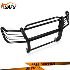 Kuafu For Toyota Tacoma 98-04 Black Steel Grill Brush Guard  Light Protector