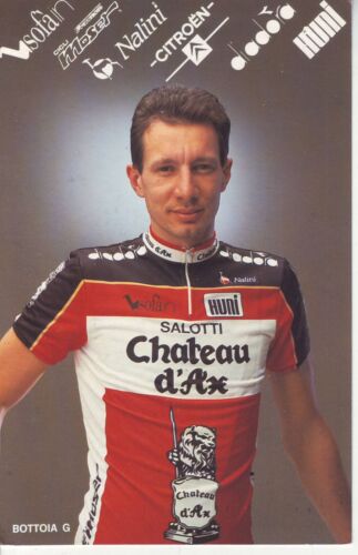 CYCLISME carte cycliste BOTTOIA GIOVANNI PAOLO équipe CHATEAU D'AX 1989 - Afbeelding 1 van 1