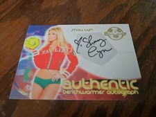 Benchwarmer 2006 Shay Lyn World Cup Soccer Autograph Auto Card #9 Sexy Playboy